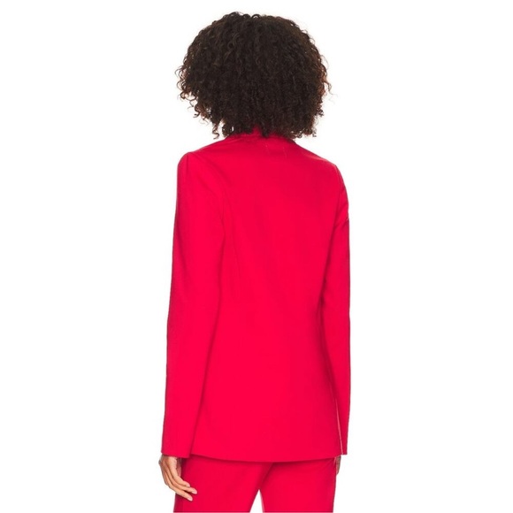 Show Me Your MuMu Major Single-Breasted Blazer in Red Suiting $188 size M - Picture 12 of 15